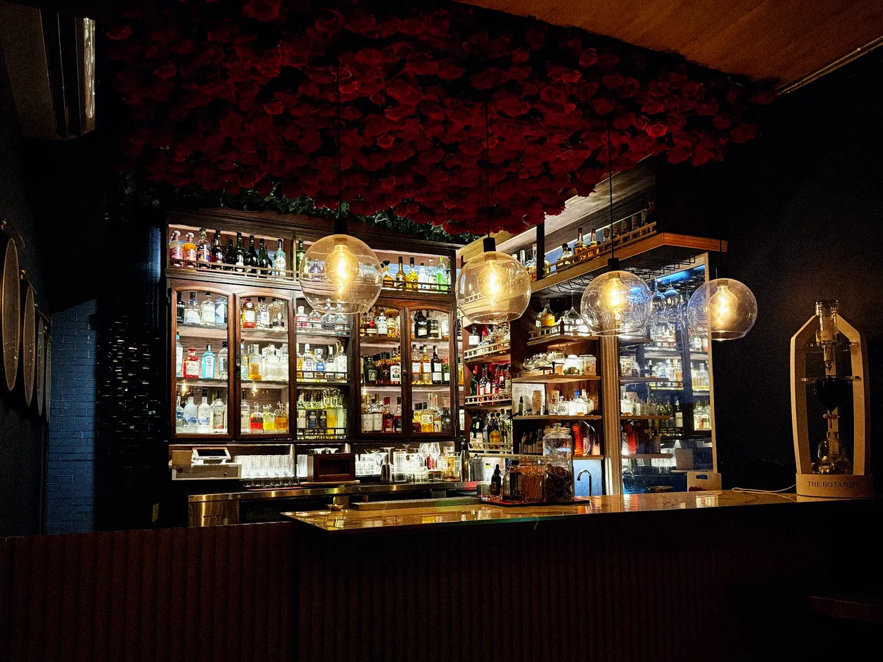 Selección premium del back-bar y narrativa